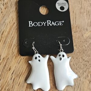 BodyRage White Ghost Drop Earrings